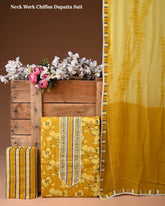 Cotton Suit with Gota Patti Work & Chiffon Dupatta – Ethnic Wear for Women